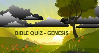 40 Genesis Bible Quiz Questions For Youth Programs With Answers